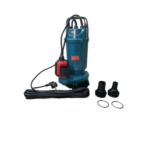 Pompa submersibila apa curata-murdara CMP1767F QDX10-35-1.1F, 1.1kW, 1.5HP, debit 10 mc/h, inaltime refulare 35m, iesire 2" / 1.5" / 1", 2860RPM, 110-220V, cu plutitor
