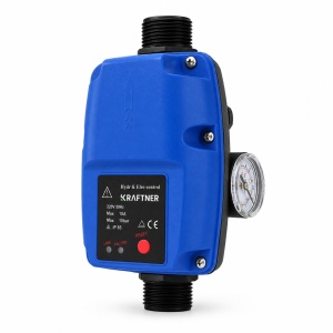Presostat electronic (prescontrol) pentru pompa de apa 10 bar, 230-240V, 12A, racord 1 inch, pornire reglabila 1-3,5 bar, KRAFTNER KF-5396 - Img 3