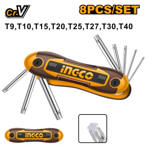 SET CHEI TORX T9-T40 MULTIFUNCTIONAL INGCO HHK14083 - Img 1