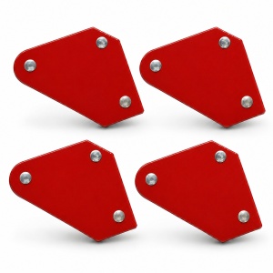Set x4 mini suport magnetic pentru sudura, capacitate 5KG, 45°, 90° si 135° grade, magnet KRAFTNER KF-1408