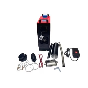 Aeroterma pe motorina 8kW, rezervor 5L, sirocou 220V/12V/24V, cu evacuare, telecomanda, afisaj digital, Campion CMP1455 - Img 3