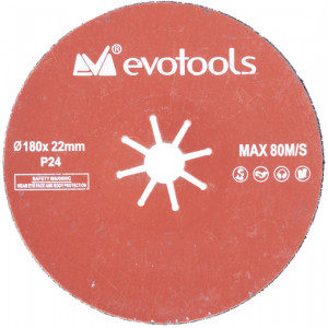 Disc Glazurat pentru slefuit 115 mm; 24 granulatie evotools 681070 - Img 2