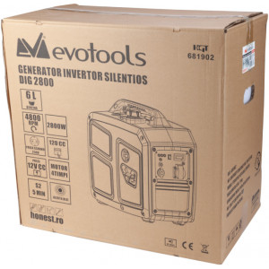 Generator curent Invertor Silentios 2800 w EPTO DIG 2800 Evotools 681902 - Img 6