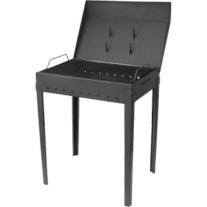 Gratar gradina 500x350mm, tabla 1mm, 145cm inaltime totala, picioare demontabile, Evotools 678307 - Img 1