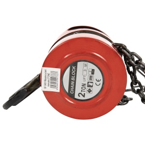 Macara 3T tone, 3m cu Lant manuala, (Palan Mecanic) Poland B0570 - Img 4