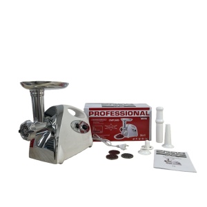 Masina de tocat carne electrica 3000w, *3 in 1*, carne, carnati, chiftele, 3 site inox, PROFESSIONAL Campion CMP1683 - Img 3