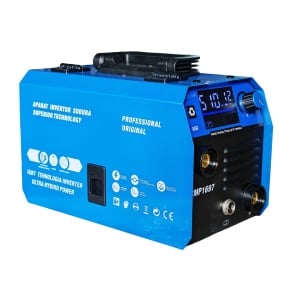 *MEGA PACHET* Aparat de sudura tip Invertor cu sarma 495A, + *x2 sarma 1.0mm, x2 electrozi 2.5mm, Ochelari automati, magnet* MMA/MIG/MAG/TIG *CABLU SUDURA 3M*, afisaj digital, ventilat, URAL MASH IGBT TEHNOLOGY ULTRA HYBRID POWER, CMP1697 - Img 3