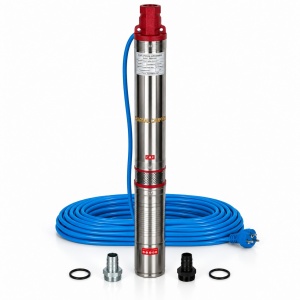 Pompa submersibila de mare adancime 3SDM2/10 – 1500W, refulare 250m, debit 12 mc/h, 8 turbine, cablu 20m – Campion – CMP1828