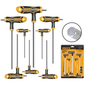 Set Imbus T 8pcs INGCO HHKT8081 - Img 2