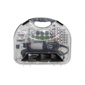 Set masina de gravat 450 W, 30000 rpm, 211 piese Prelungitor flexibil, Elprom EMG-450-211 - Img 3