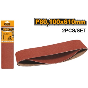 Smirghel Aparat Slefuit 100x610mm 2buc INGCO – BSP020801 – Performanta Profesionala si Fiabilitate Extinsa - Img 2