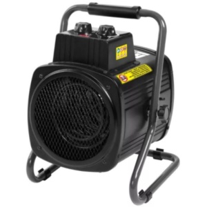 Aeroterma electrica BK98412 Breckner Germany AE 2.4-M, 2.4 kW, 3 trepte putere, debit aer 233 mc/h, termostat reglabil - Img 2
