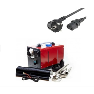 Aeroterma pe motorina 8kW, cu evacuare, telecomanda, 220V/12V/24V, rezervor 5L, Campion CMP1478 - Img 3