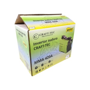 Aparat de sudura invertor 420A, 1.6-5 mm, MMA, anti-stick, IP21S – masca de sudura si cabluri incluse – Craft-Tec – MX932 - Img 4