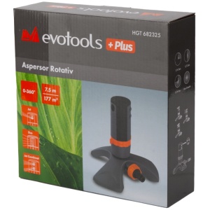 Aspersor Rotativ 3 moduri, 7.5 m raza, 2014 PLUS Evotools 682325 - Img 2