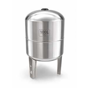 Butelie hidrofor inox 100L, vas expansiune cu membrana, presiune maxima 6 bar, rezervor hidrofor din inox Campion PROFESSIONAL CMP1649