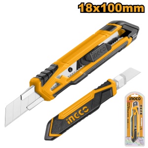 Cutter Plastic cu Maner Cauciuc INGCO HKNS16518 – Precizie si Confort pentru Utilizari Diverse - Img 1