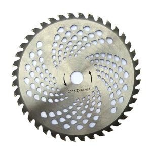 Disc vidia drept 255 mm, 40T, pentru motocoasa, prindere 25.4 mm, MTC 1373 MOTOYAMA JAPAN