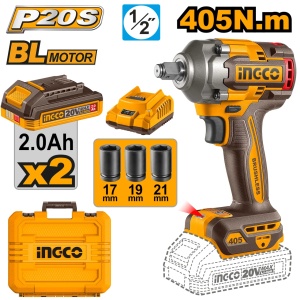 Filetanta Impact 20V CIWLI2045E – 405Nm Strangere, 555Nm Desfacere, Brushless, 1/2”, 3 Trepte, 2 Acumulatori + Incarcator - Img 2