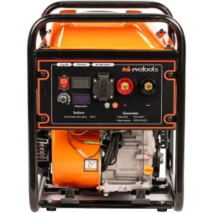 Generator de curent 2 in 1 cu Invertor Sudura aparat 160A, 2000w, 4 timpi, Evotools 683211 - Img 6