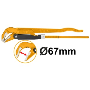 Mops 2 45 Grade INGCO HPW04023 – Cheie Tip Papagal Profesionala pentru Instalatii si Aplicatii Tehnice - Img 2