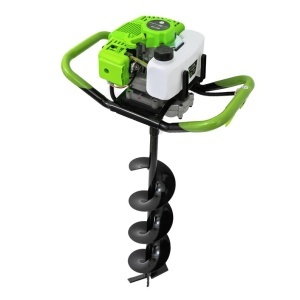 Motoburghiu pe benzina 58cc, 6.1kW, 8.1CP, motor 2 timpi, fara burghiu, verde, Craft-Tec MX200 - Img 7