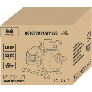Motopompa Wp 520 Epto 1.6 CP, 1.5 inch, Evotools 679824 - Img 2