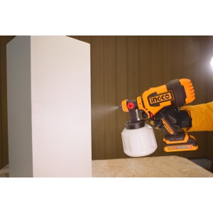 Pistol de vopsit 20V cu functie de suflare, debit 800ml/min, rezervor 1000ml, fara acumulator, INGCO CSGLI2004 - Img 8