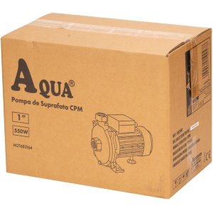 Pompa apa de suprafata centrifugala 550W, 19m inaltime, 69l/min, 1'', Evotools 683164 - Img 2
