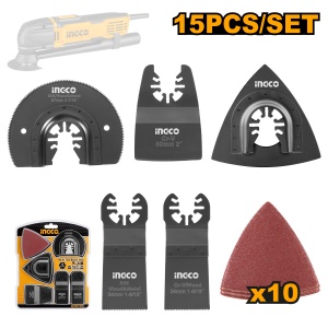 Set Accesorii panza Unealta Multifunctionala multicutter Ingco AKTMT1502 - Img 1