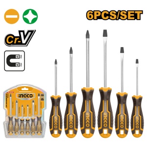 Surubelnite Set 6 buc CRV INGCO HKSD0628 - Img 1