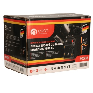 495A *PROFESIONAL* Aparat de sudura cu sarma tip invertor 495A, MMA/MIG/FCAW/TIG, electrozi 1.5-5mm, 4g, IP21S, EDON® MX938 - Img 5