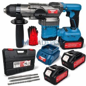 Ciocan Rotopercutor 9J, Brushless, cu 2 acumulatori 48V, 3500W, Campion PROFESSIONAL CMP1840 - Img 2