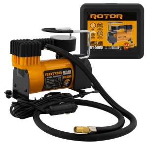 Compresor auto cu manometru, 10bar, 150psi, 30l/min, 12V, ROTOR RY-5080 - Img 1