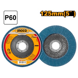 Disc Lamelar Slefuit 125mm Albastru P40 INGCO FDZ1251 – Slefuire Eficienta pentru Aplicatii Profesionale - Img 1