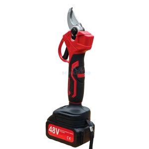 Foarfeca gradina electrica cu 2 acumulatori 48V x 8AH, pentru gradina, diametru taiere 27mm, Valiza, profesional Motoyama Japan CMP1728 - Img 7