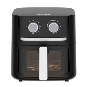 Friteuza cu aer cald 1600W, capacitate 6.5L, cu temporizator si temperatura reglabila, air fryer Decakila KEEC085B