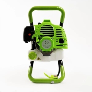 Motoburghiu pe benzina 58cc, 6.1kW, 8.1CP, motor 2 timpi, fara burghiu, verde, Craft-Tec MX200 - Img 4