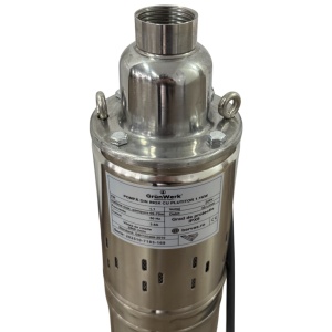 Pompa Inox cu Snec Submersibila cu Plutitor Automat GW GW7183, Putere 1.1KW (1100W), Cablu 9.5m, Inaltime 52cm, Latime 10cm, Circumferinta 31cm, Carcasa Otel Inoxidabil, Pentru Apa Curata sau Usor Murdara - Img 7