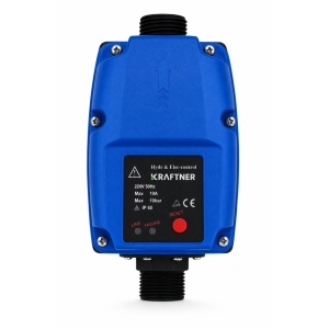 Presostat electronic (prescontrol) pentru pompa de apa 10 bar, 230-240V, 12A, racord 1 inch, pornire reglabila 1-3,5 bar, KRAFTNER KF-5396 - Img 4