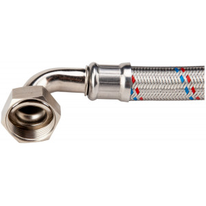 Racord Flexibil Cu Cot Pt Hidrofor 25 x 600 mm, Evotools 672156 - Img 2