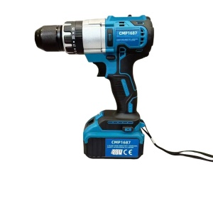 Set Trusa autofiletanta cu percutie si Flex Polizor unghiular 125MM, 2 acumulatori 48V, 8Ah,valiza transport CAMPION PROFESSIONAL CMP1687 - Img 3