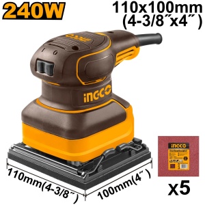 Slefuitor Electric Orbital 240W 14000rpm Talpa 110x100mm PS2416 – slefuitor compact pentru lemn metal si finisaje precise - Img 2