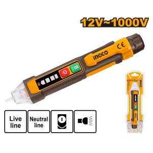 Surubelnita Control Ecran Digital VD100091 – 12-1000V AC, Afisaj Digital, Alarma Sonora si Luminoasa, LED, Auto Off - Img 2