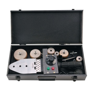Trusa plita PPR 1000w aparat sudura tevi, 6 bacuri, valiza metal, Profesional CAMPION CMP1325 - Img 3