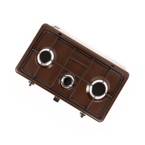 Aragaz 3 arzatoare, 1,9kw, 63x36 cm, Maro , aprindere manuala NURGAZ - Img 3