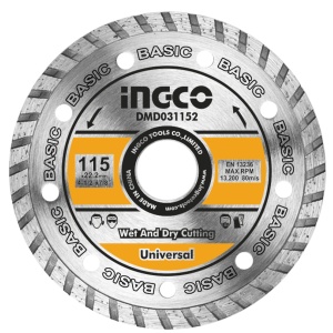 Disc Diamantat Turbo 115xmmX7,5mm INGCO DMD031152 - Img 2