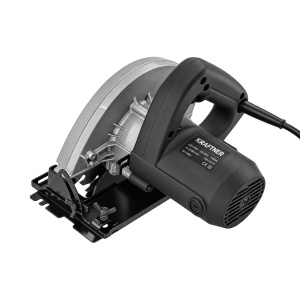 Fierastrau circular 1400W, 5300rot/min, disc 185mm, taiere 65mm la 90°, reglaj unghi 45°, sina de ghidare, KRAFTNER KF-1805 - Img 2