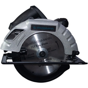 Fierastrau circular 1650W, disc 185mm, adancime taiere 62mm, ghidaj inclus, Kraissmann CS-185/1650 - Img 3