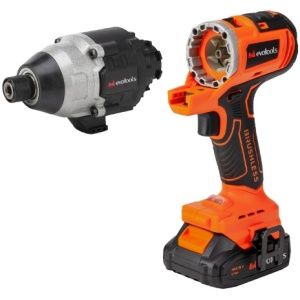 Masina de insurubat multifunctionala MT20 brushless 20V 2 acumulatori 2Ah 3 capete mandrina 13 mm impact 200 Nm mini ferastrau 100 mm EvoTools 682373 - Img 8